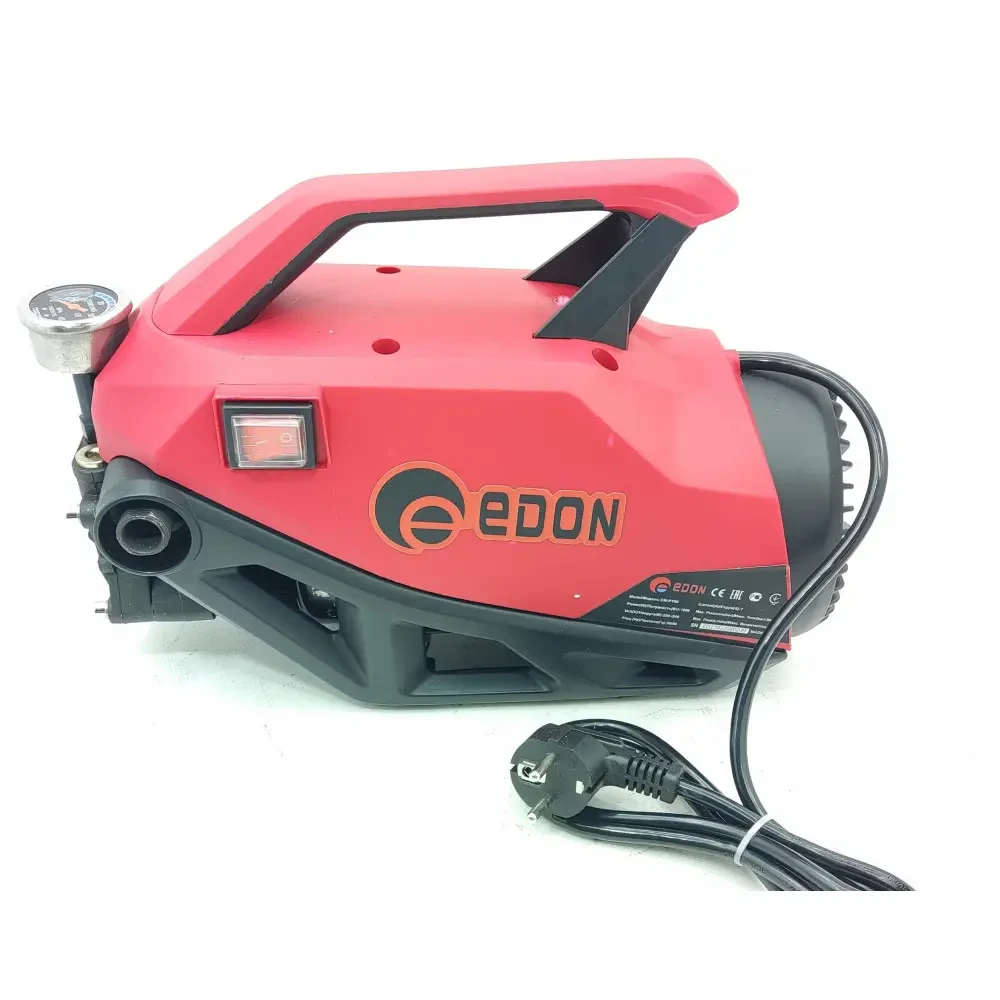 Мойка высокого давления Edon CM-PT90, 1500 Вт, давление 6-9 МПа, расход воды 5,3 л/мин, шланг 8 м