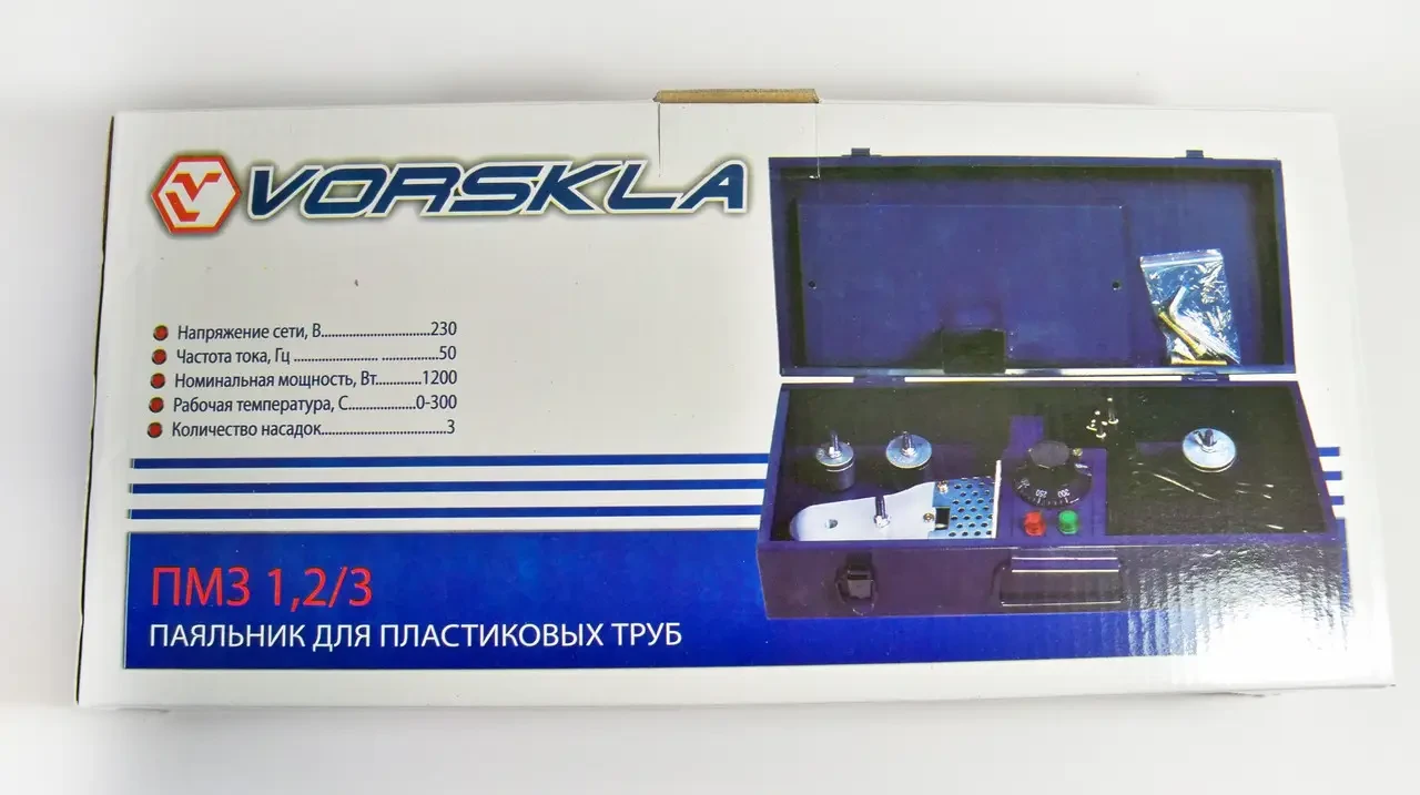 Паяльник для пластиковых труб VORSKLA  ПМЗ 1,2/3