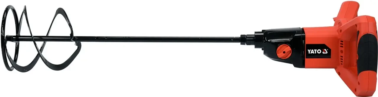 Миксер сетевой YATO YT-82607: 1600 Вт, М14, 2 скорость: 180-400 и 300-750об/мин, миксер Ø=140 мм