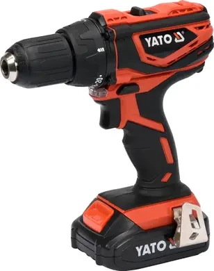 Шуруповерт-дриль акумуляторний YATO YT-82782  Li-Ion 18 2 Ач 40 Нм + кейс