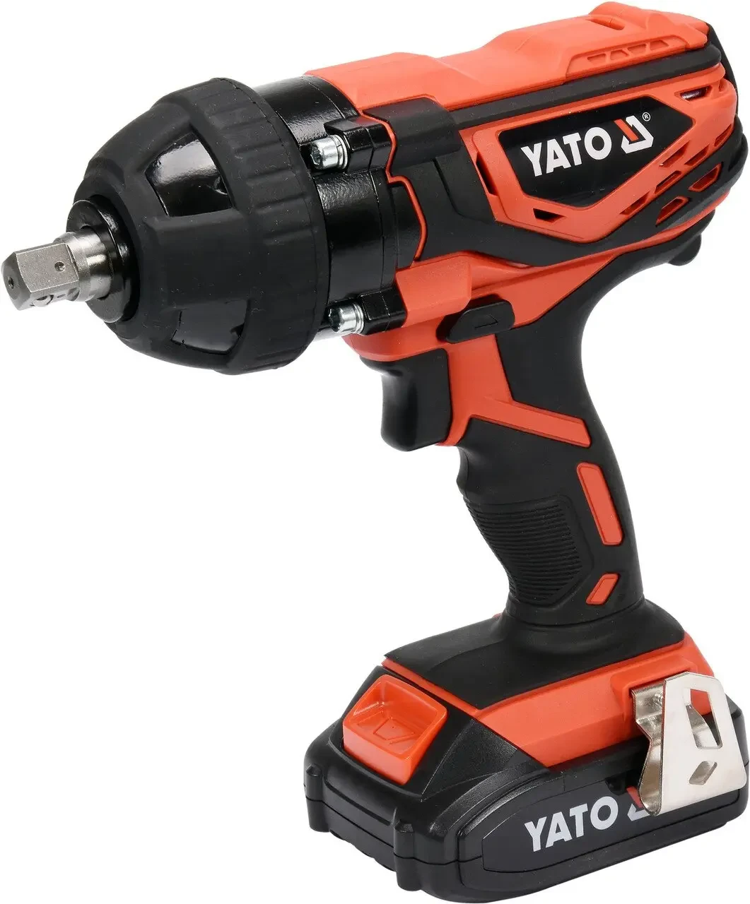Гайковерт ударный аккумуляторный YATO YT-82804 (Li-Ion 18 В 2 Ач 300 Нм + 4 насадки)
