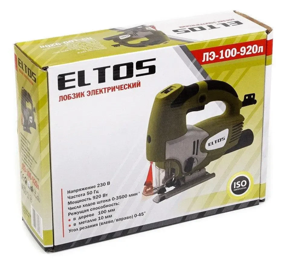 Лобзик электрический Eltos ЛЭ-100-920Л (920 Вт, лазер+подсветка)