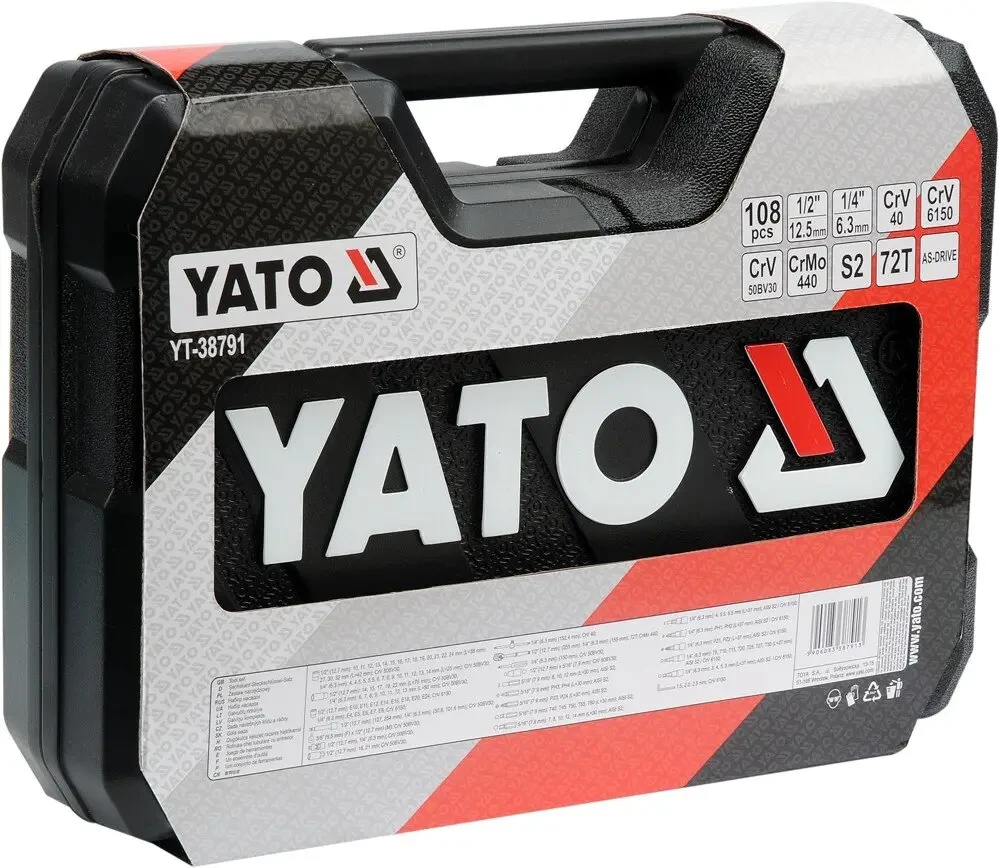 Набір інструментів YATO YT-38791, 1/4