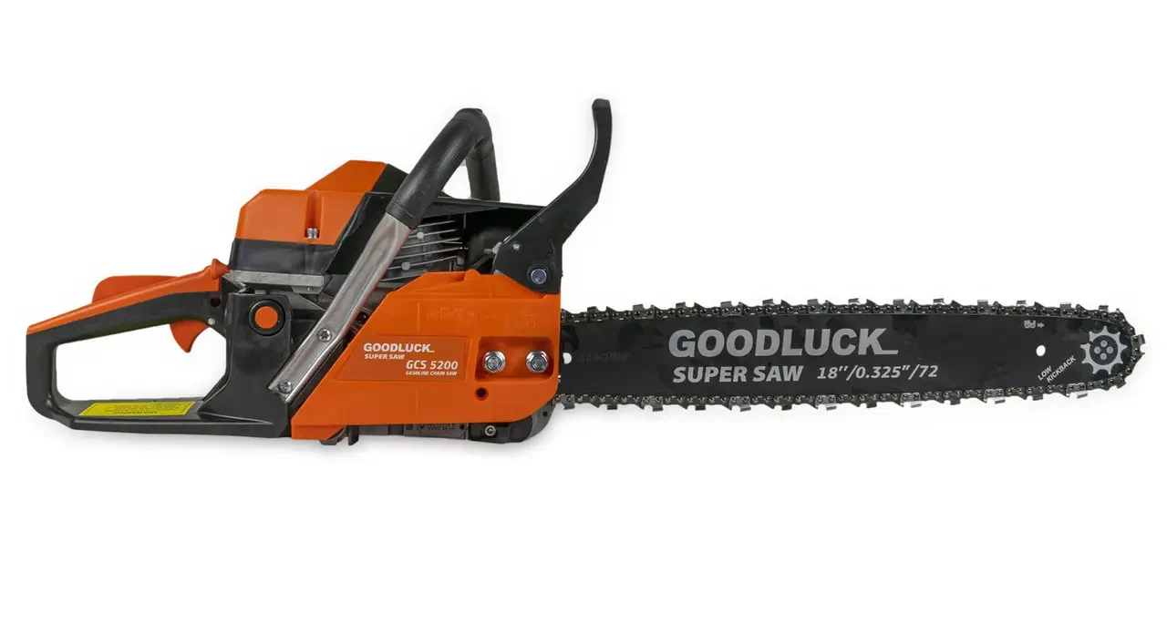 Пила цепная бензиновая (бензопила) GOOD LUCK SUPER GCS 5200 (шина 45 см, 52 см3)