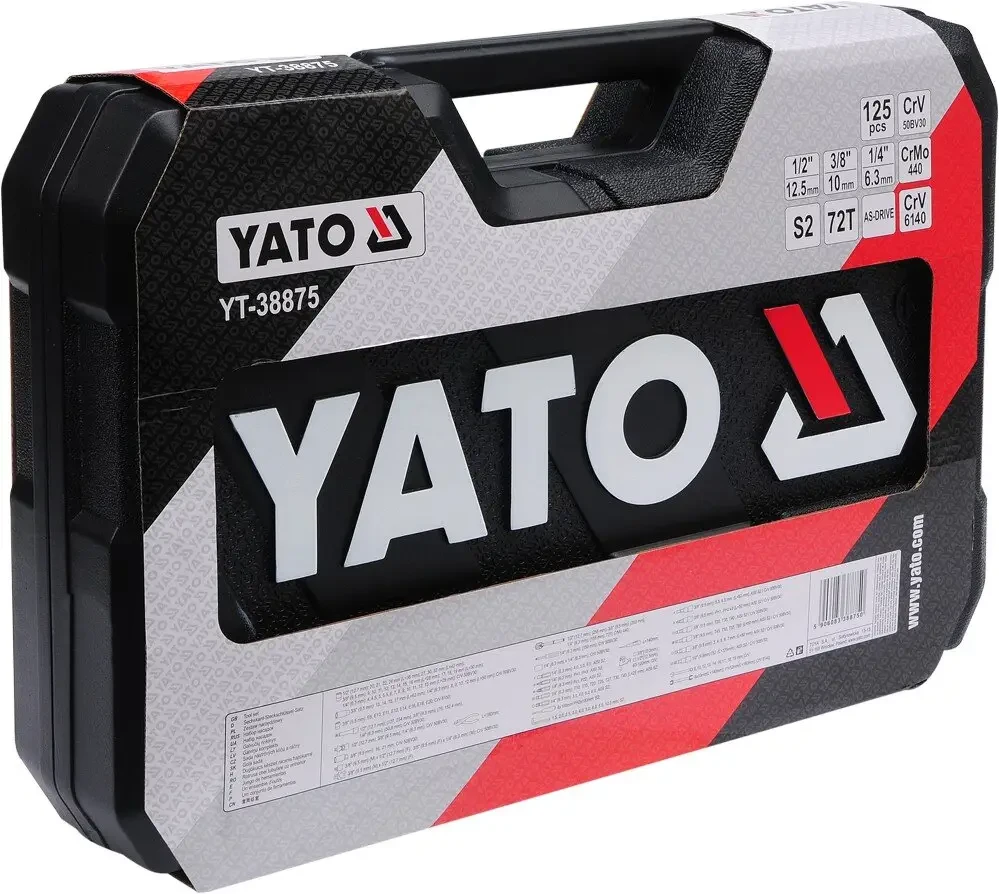 Набір інструментів YATO YT-38875, 126 шт