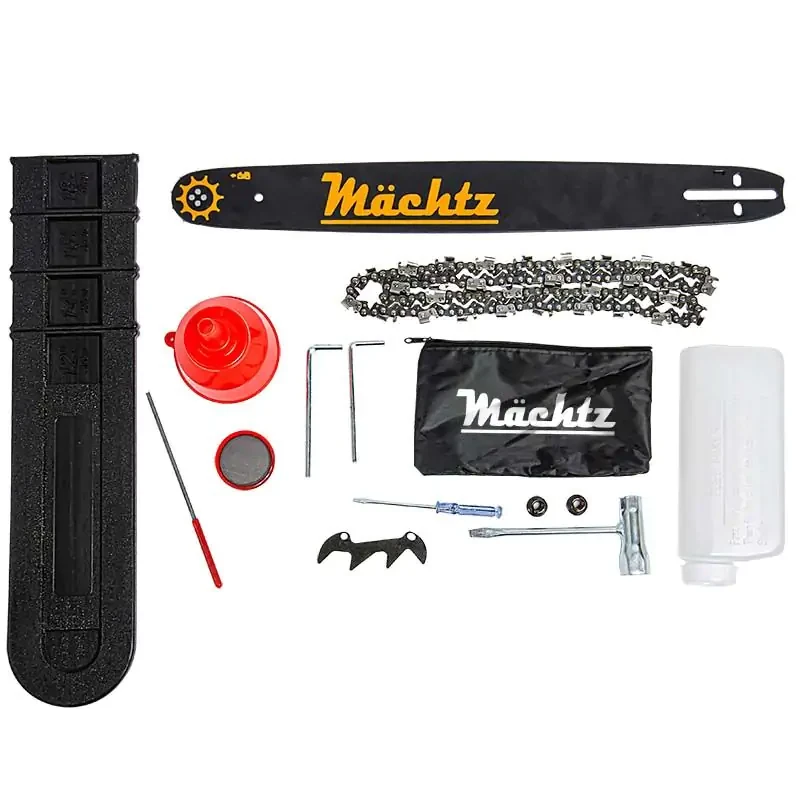 Пила цепная бензиновая Machtz MCG-3545, 3500 Вт, 11000 об/мин, шины 455 мм, объем двигателя 58 см³