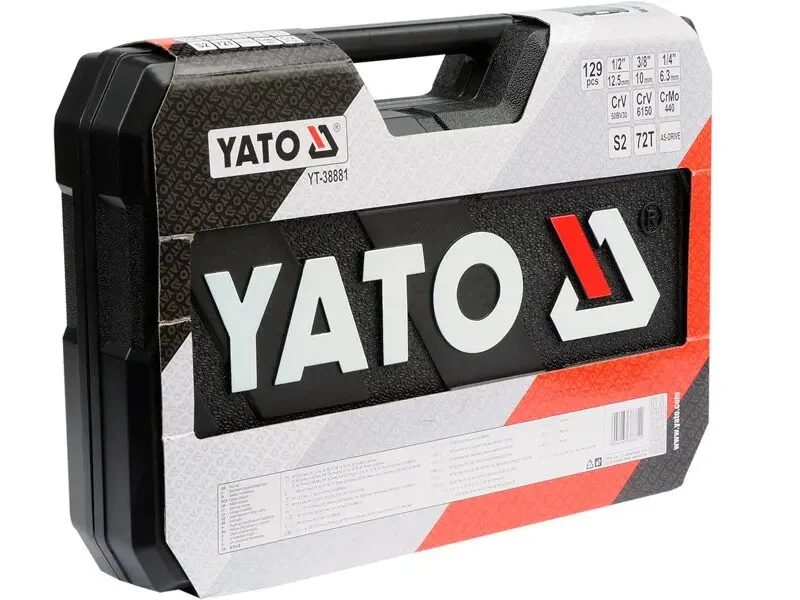Набір інструментів YATO YT-38881, 129 предметів