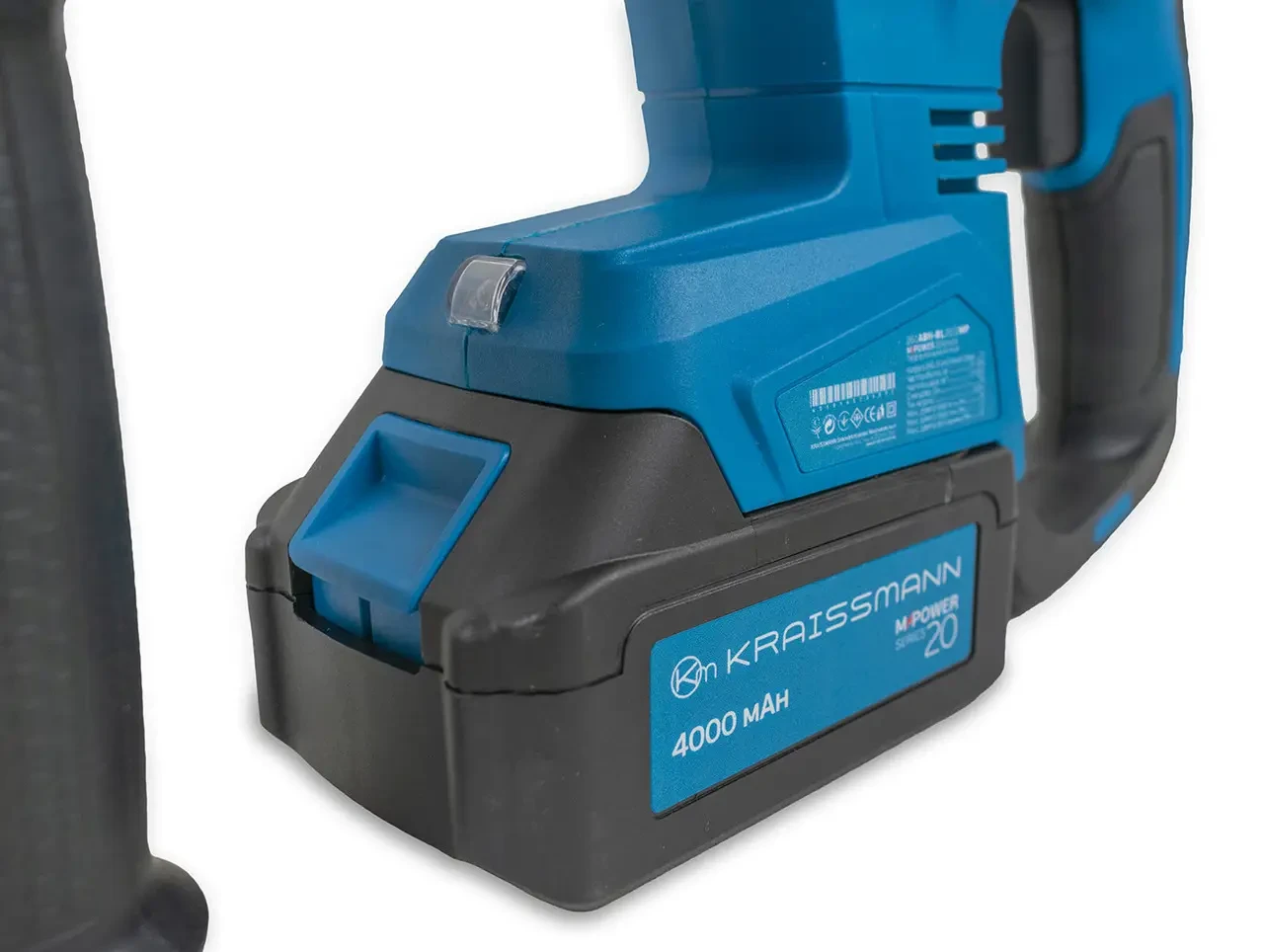 Перфоратор аккумуляторный KRAISSMANN 261 ABH-BL 20/2 MP (2 АКБ 20В, 4 А*ч, кейс, M-POWER series 20)