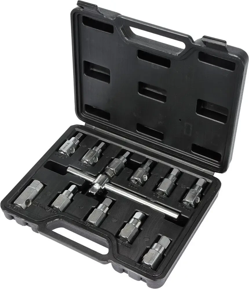 Набор ключей для сливной пробки YATO YT-0600, 3/8" 12 шт