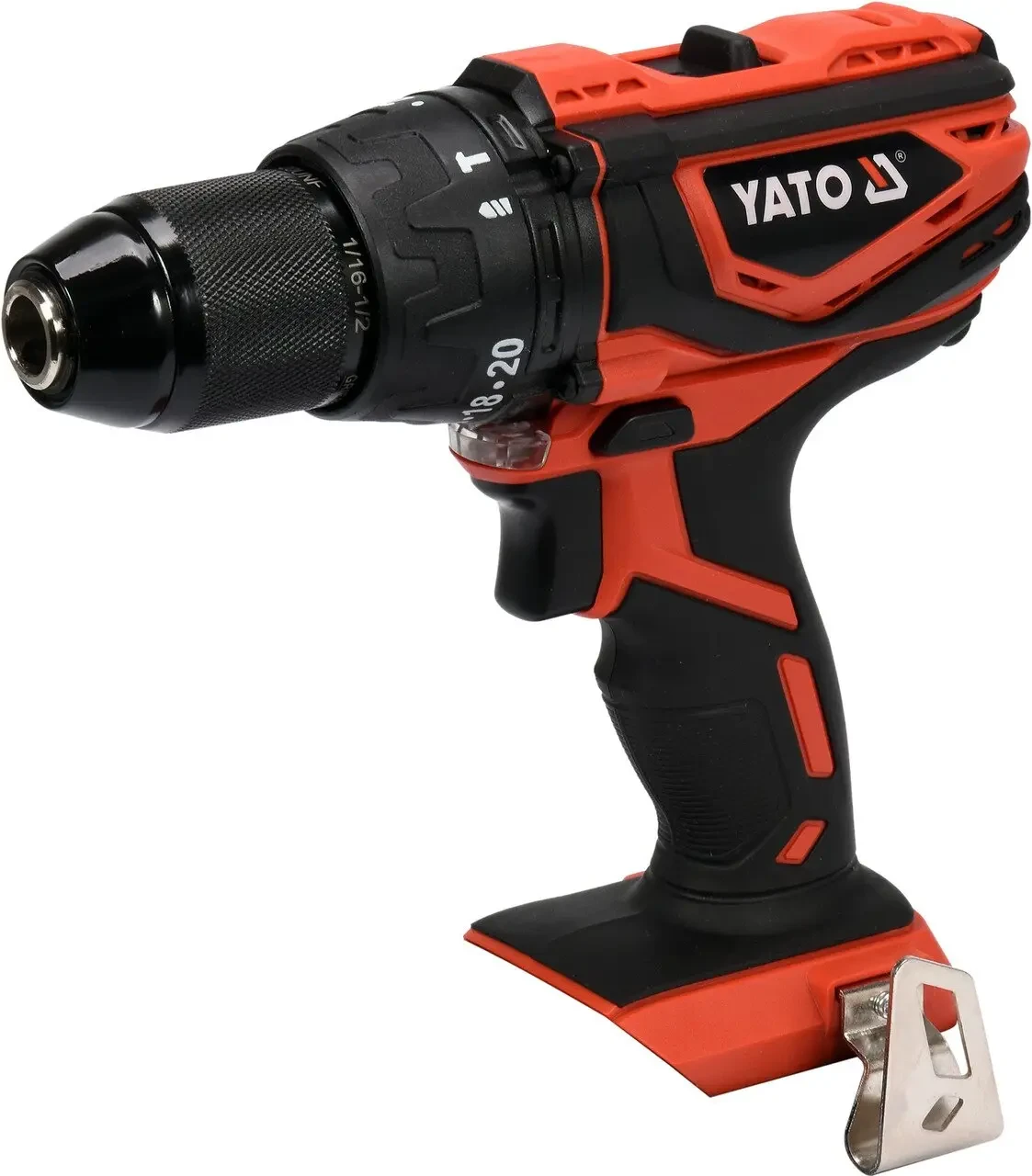 Шуруповерт-дриль ударний акумуляторний YATO YT-82789 18 ДО 40 Нм (без акумулятора і зарядного пристрою)