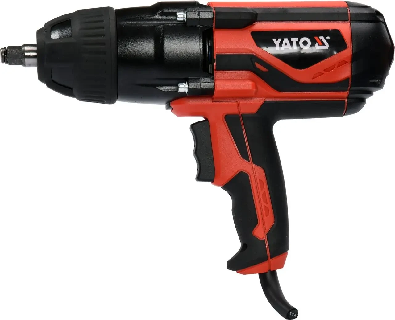 Гайковерт ударный YATO YT-82021 (1/2" 1020 Вт 600 Нм 2600 об/мин + 4 головки и кейс)