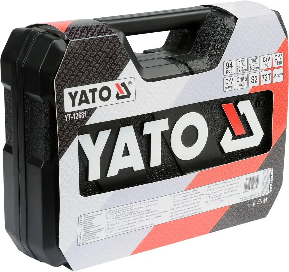 Набір інструментів YATO YT-12681, 1/2