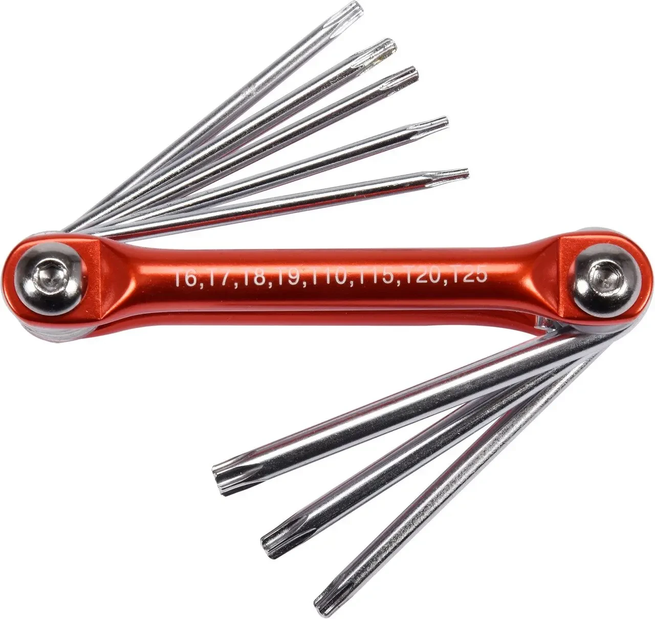 Набір шестигранних ключів YATO YT-05640, HEX H1.5-H8 TORX T6-T25 24 шт.