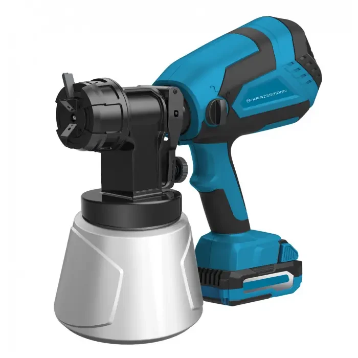 Аккумуляторный краскопульт KRAISSMANN 651 ASP 20UL  (20 В, без аккумулятора и зарядного устройства)