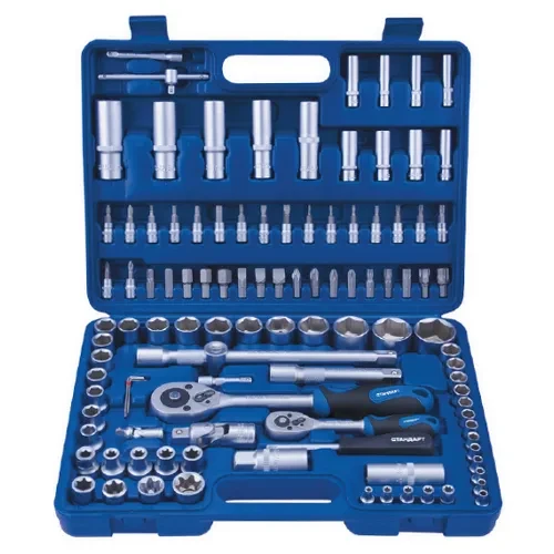 Автомобильный набор инструментов 1/4", 1/2" 108ед. (12-гр.) СТАНДАРТ ST-0108-12