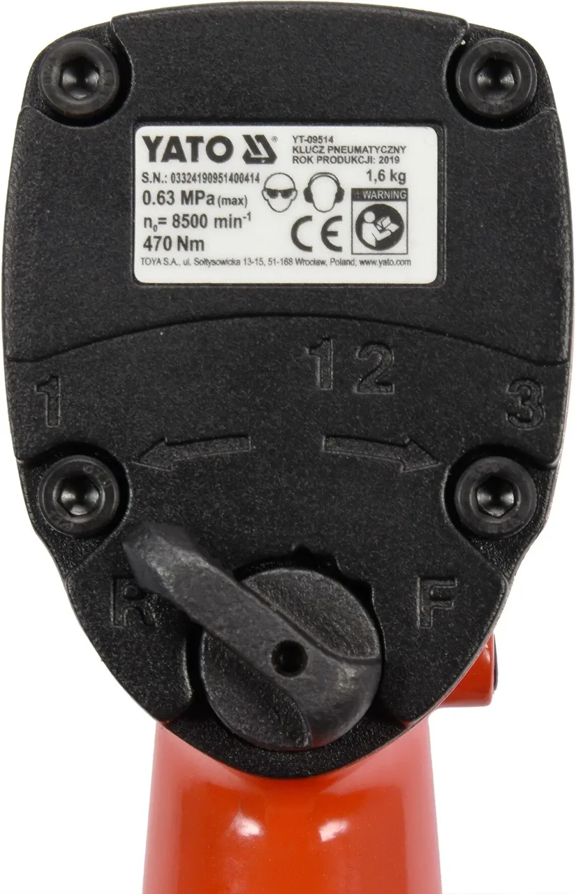 Гайковерт пневматичний ударний YATO YT-09514  1/2