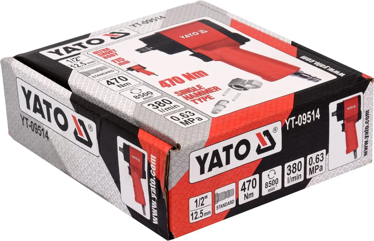 Гайковерт пневматичний ударний YATO YT-09514  1/2