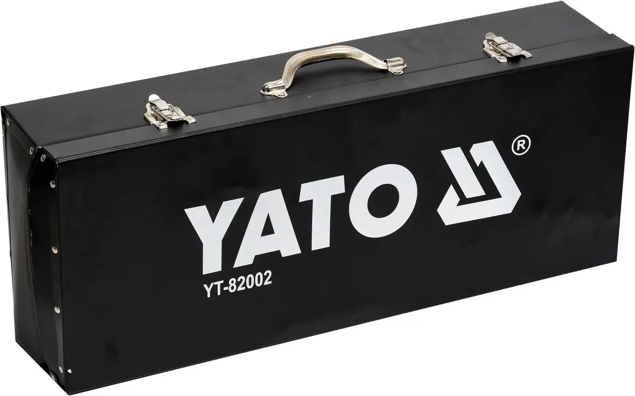 Отбойный молоток сетевой YATO YT-82002: 230V, 1600 Вт, F= 70 Дж с масляным охлаждением; + 2 пики