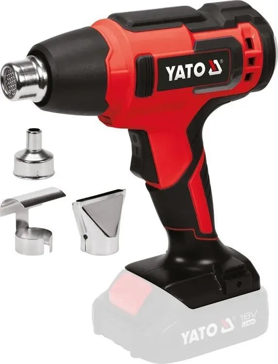 Фен технічний акумуляторний YATO YT-82285: 18В, 550°C, 100 л/хв (без акумуляторів та зарядного пристрою)