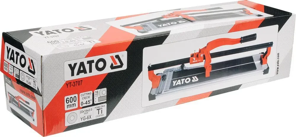 Плиткоріз ручний YATO : одна направляюча, L= 60 cм. [2]