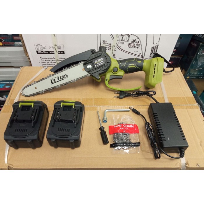 Акумуляторна безщіткова ланцюгова пила Eltos АПЦ-20 BL/8