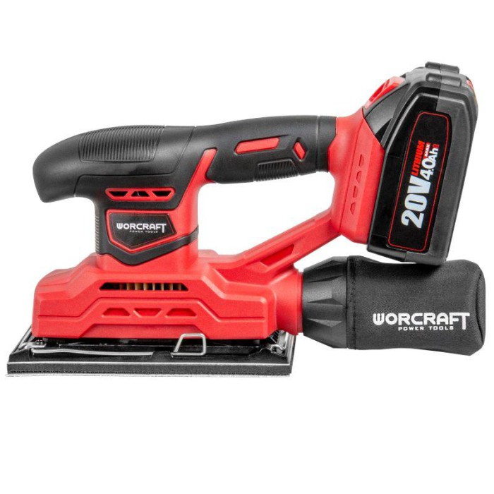 Акумуляторна шліфмашина вібраційна Worcraft CFS-S20Li (без АКБ та ЗП) Акумуляторна шліфмашина вібраційна Worcraft CFS-S20Li (без АКБ та ЗП)