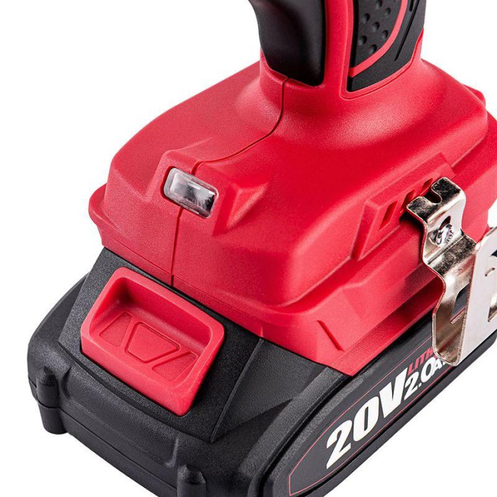 Аккумуляторный бесщеточный ленточный шуруповерт WORCRAFT CDIS-S20LiBM, 20В, 15 Нм, 4000 об/мин, LED, 1 АКБ