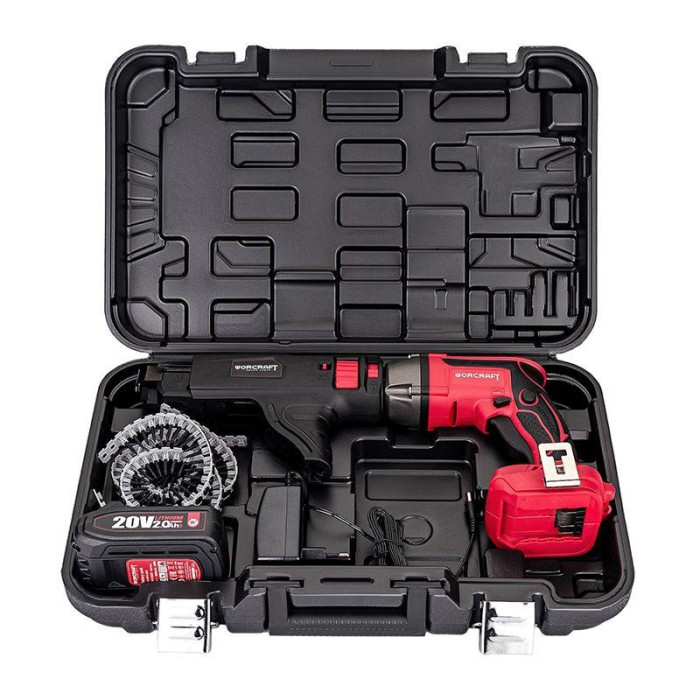 Аккумуляторный бесщеточный ленточный шуруповерт WORCRAFT CDIS-S20LiBM, 20В, 15 Нм, 4000 об/мин, LED, 1 АКБ