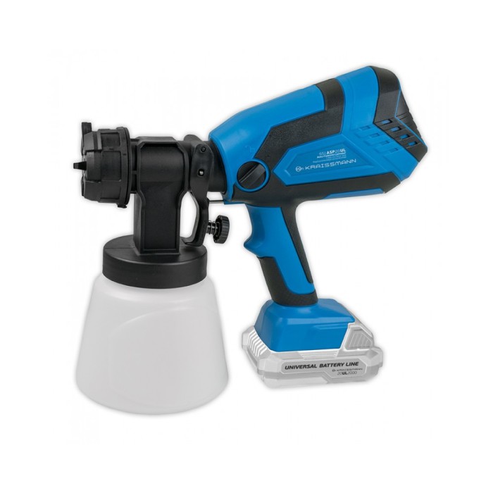 Акумуляторний фарбопульт KRAISSMANN 651 ASP 20UL (20 В, без акумулятора і зарядного пристрою) Акумуляторний фарбопульт KRAISSMANN 651 ASP 20UL (20 В, без акумулятора і зарядного пристрою)