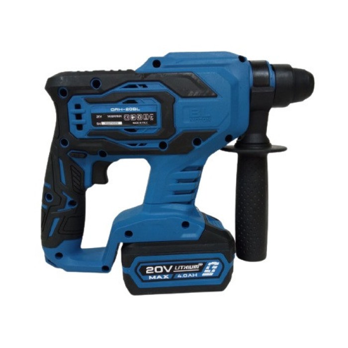 Акумуляторний перфоратор REDBO ORH-20BL, 20В, 4А/год, SDS+, реверс, підсвічування, кейс, один акумулятор