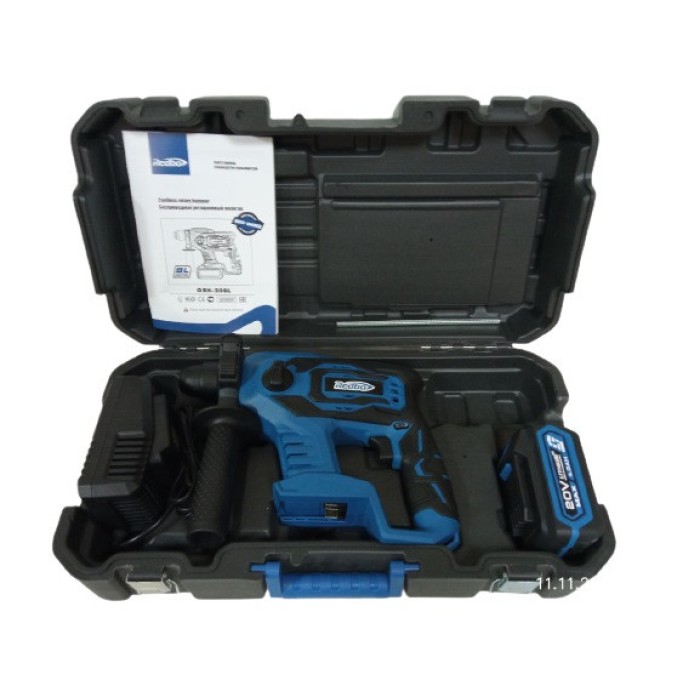 Акумуляторний перфоратор REDBO ORH-20BL, 20В, 4А/год, SDS+, реверс, підсвічування, кейс, один акумулятор