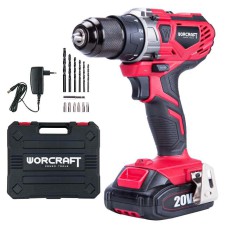 Акумуляторний шуруповерт WORCRAFT CD-S20LiWB (20В, 2А*год, 40 Н*м, кейс)
