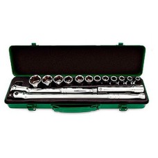 Автомобильный набор инструментов TOPTUL GCAD1508, 1/2" 15ед. (6-гр.) GCAD1508