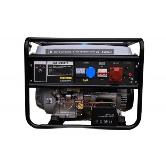 Бензиновий генератор Елпром ЭБГ-5500Е/3 (5.5 кВт/380В)
