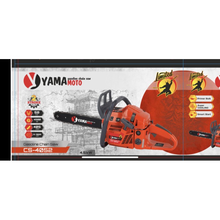 Бензопила YamaMoto CS-4052 (шина 405 мм, 58 см3)