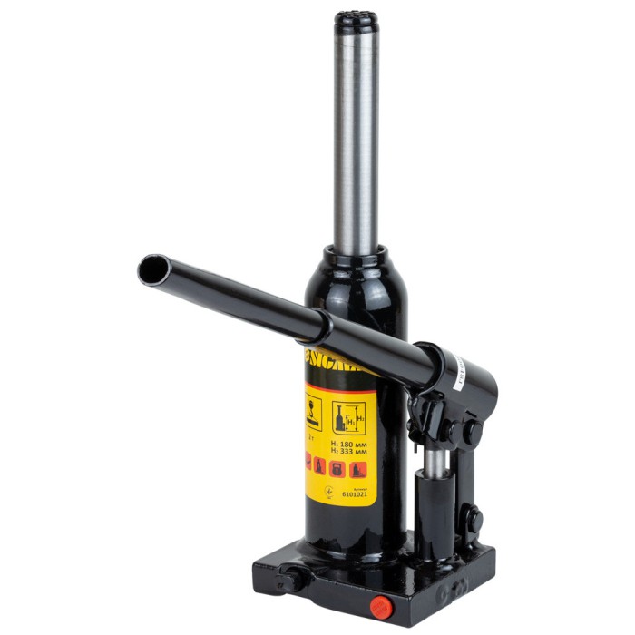 Домкрат гідравлічний пляшковий 2 т H 180-333мм SIGMA (6101021)