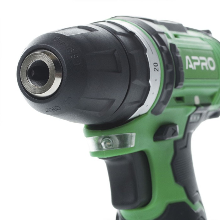 Дриль-шуруповерт APRO 12В,1,5 А, 12D, 2 АКБ, ЗУ, кейс