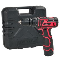 Дрель-шуруповерт аккумуляторная Vitals AU 12/2KP QC (12 В, 1.5 А/ч, 1400 об/мин, 26 Нм, DFR патрон, кейс)