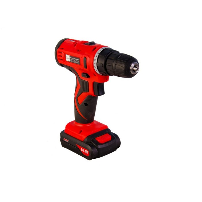 Дриль - шуруповерт акумуляторний MPT MCDT1423.A2, 14.4V, Li-ion, 1.3 Ач, 2 скор. 0-10 мм, 2 АКБ, кейс