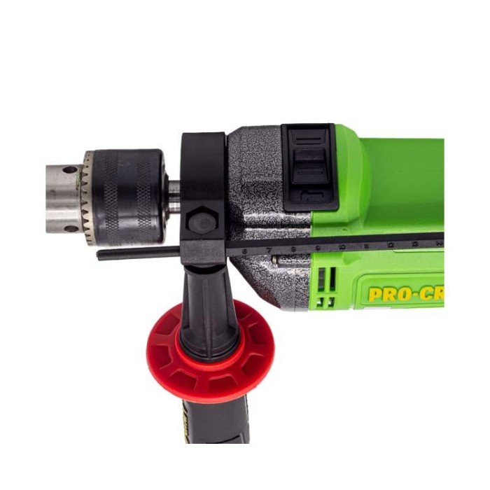 Дриль ударний Procraft PS1350, 1350 Вт, 2800 об/хв, ключовою патрон 13 мм, металевий корпус редуктора