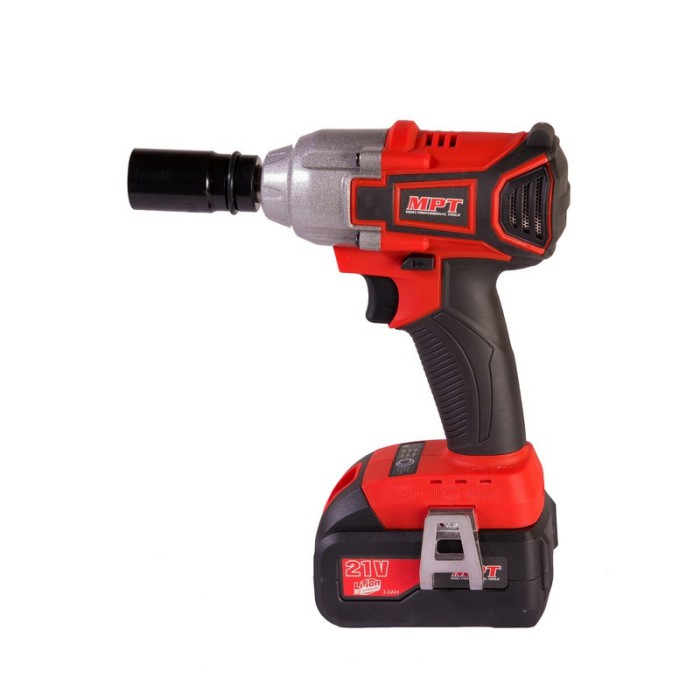 Акумуляторний Гайковерт MPT MCIW2128, 21 V, Li-ion, 350 Нм, 2 шв., пластиковий кейс
