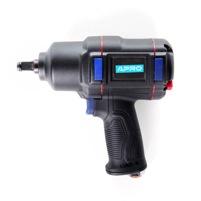 Гайковерт пневматичний професійний APRO 850124 (1/2' 870 Нм 212 л/хв)