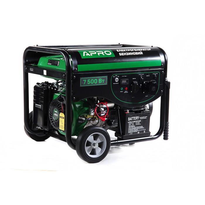 Генератор бензиновий 4-тактний APRO GG-70Е 7.0/7.5 кВт (електро запуск)