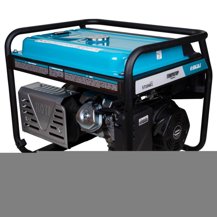 Генератор бензиновий 5.0/5.5 кВт 4-тактний ручний запуск SIGMA (5710461)