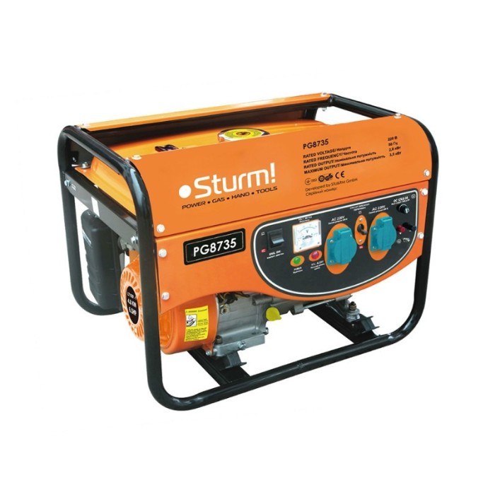 Генератор бензиновий Sturm PG8735, 3500 Вт