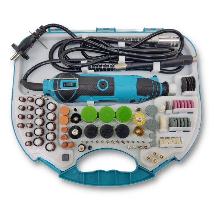 Гравер електричний Grand МГ-670К/211 (211 насадок у комплекті, гнучкий вал, кейс) Гравер електричний Grand МГ-670К/211 (211 насадок у комплекті, гнучкий вал, кейс)