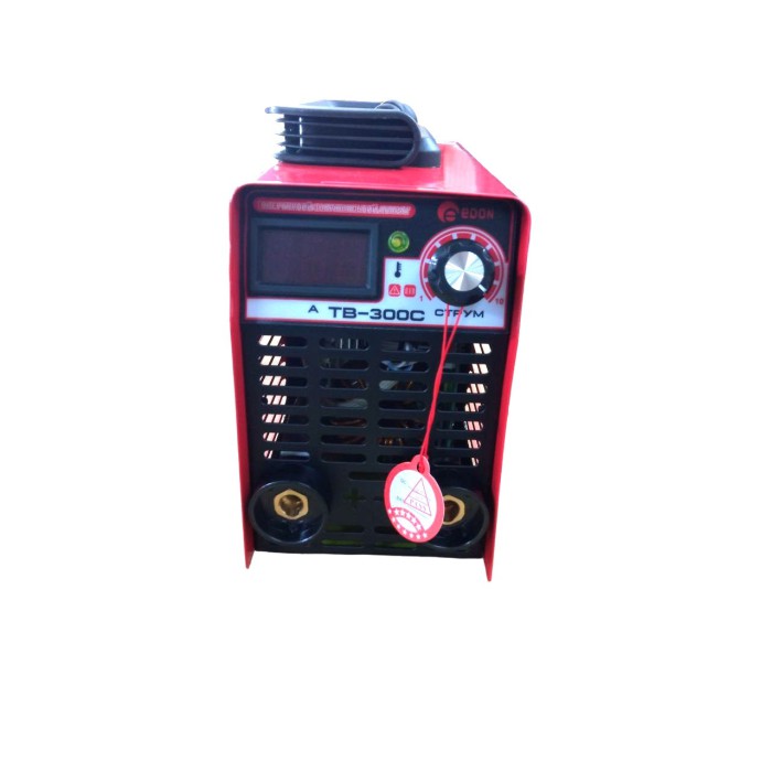 Інверторний зварювальний апарат Edon TB-300C, 220 В, 5.3 кВт, ККД 85%, зварювальний струм 20-300 А, вага 4.2 кг