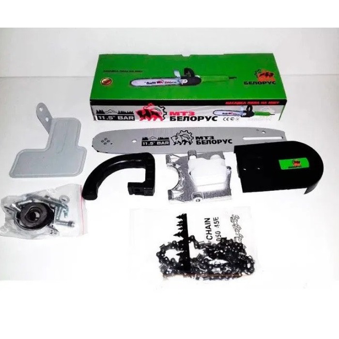 Комплект болгарка Витязь МШУ-125/1250Е і насадка на болгарку Білорус НМШУ125