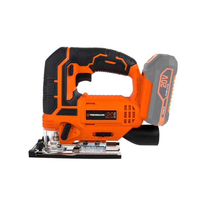 Акумуляторний Лобзик Tekhmann TJS-80/i20, 20, Li-ion, без акк., 2700 хід/хв, маятниковий хід, кейс