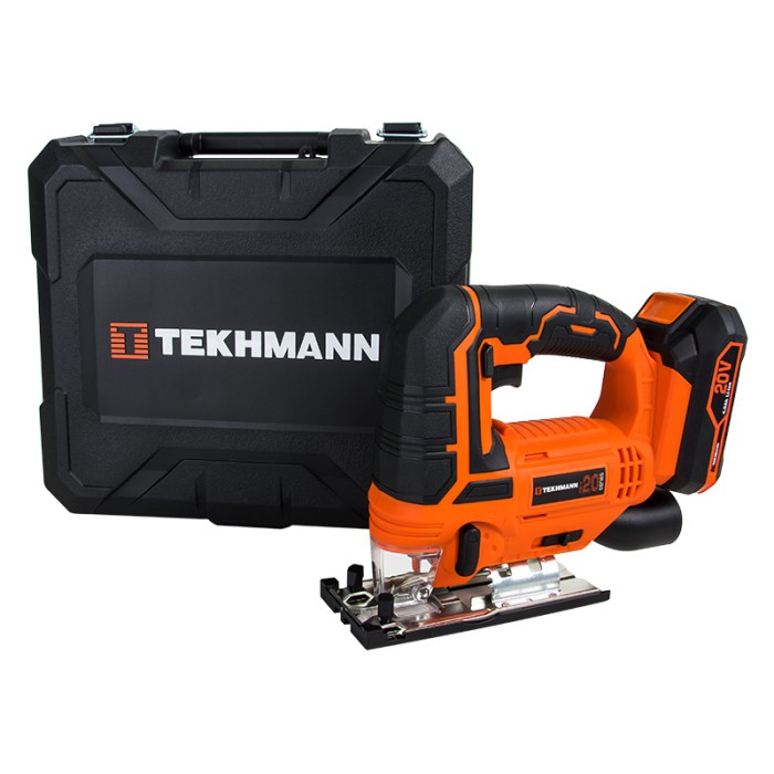 Акумуляторний Лобзик Tekhmann TJS-80/i20, 20, Li-ion, без акк., 2700 хід/хв, маятниковий хід, кейс